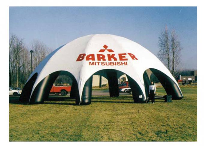 6 本の足の屋外膨脹可能な空気テント ポリ塩化ビニール広告展示会