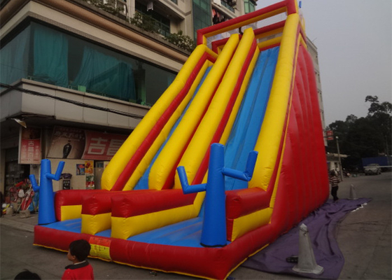 中国 大人および子供のための赤く/黄色/青 8.5m の高い商業膨脹可能なスライド サプライヤー