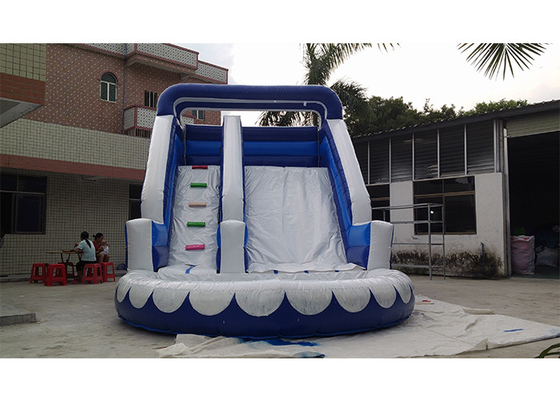 中国 居住者のための小さい波状の商業用等級膨脹可能な水スライド サプライヤー