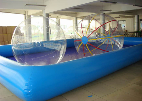 中国 注文の耐久の裏庭子供のための膨脹可能な水球のプールの正方形/丸型は遊びます サプライヤー