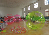 ポリ塩化ビニール プールのための 2.0m の緑/透明で膨脹可能な水球