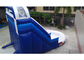 小さく青い商業膨脹可能な水スライド、ポリ塩化ビニール プールが付いている iInflatable 水スライド サプライヤー